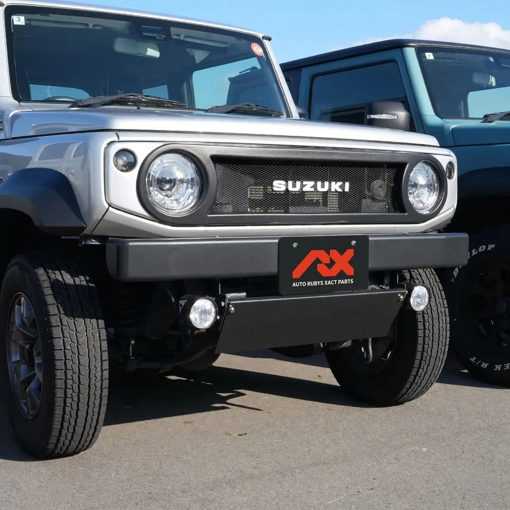 オールドスクールフロントバンパー スキッドプレート 付き