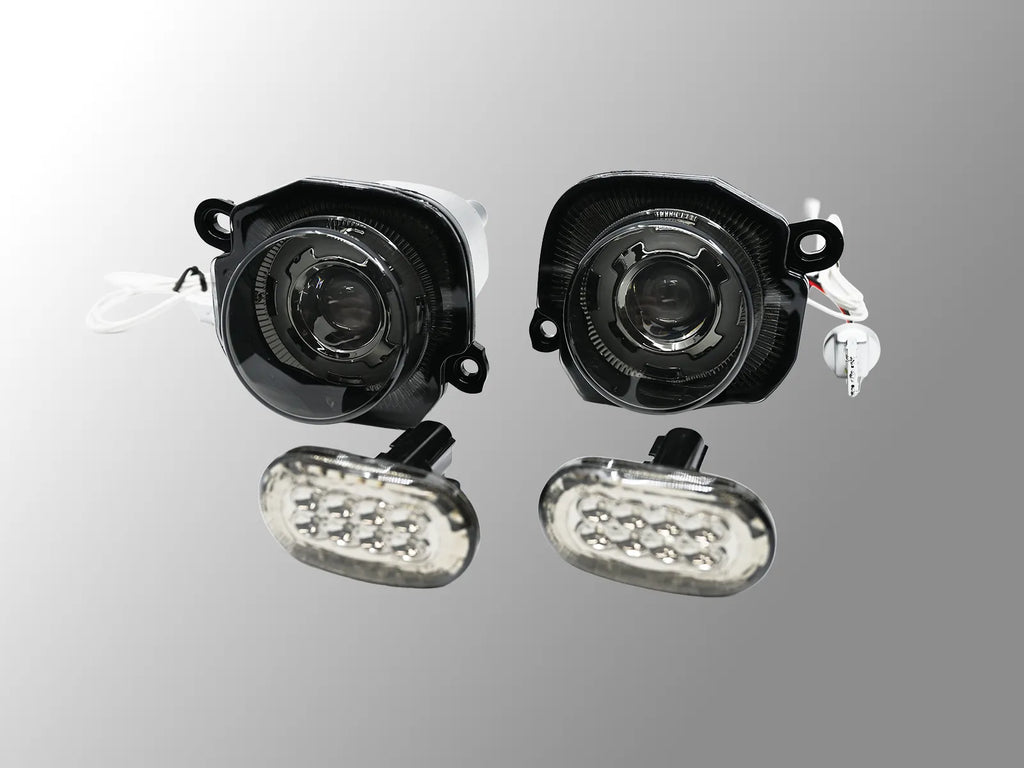 フロント ウインカー ＆ サイドマーカー LED 左右 セット