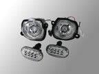 フロント ウインカー ＆ サイドマーカー LED 左右 セット