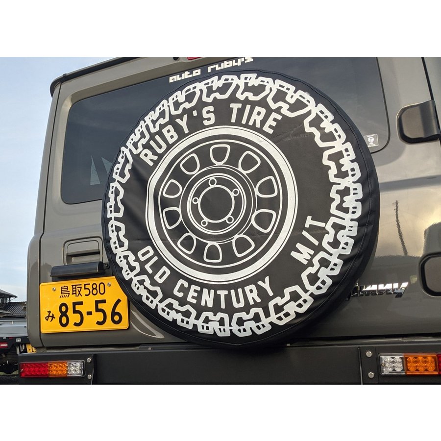 スペアタイヤカバー ルビーズタイヤ SUV デザイン ジムニー シエラ 背面タイヤ オートルビーズ autorubys