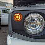 フロント ウインカー ＆ サイドマーカー LED 左右 セット