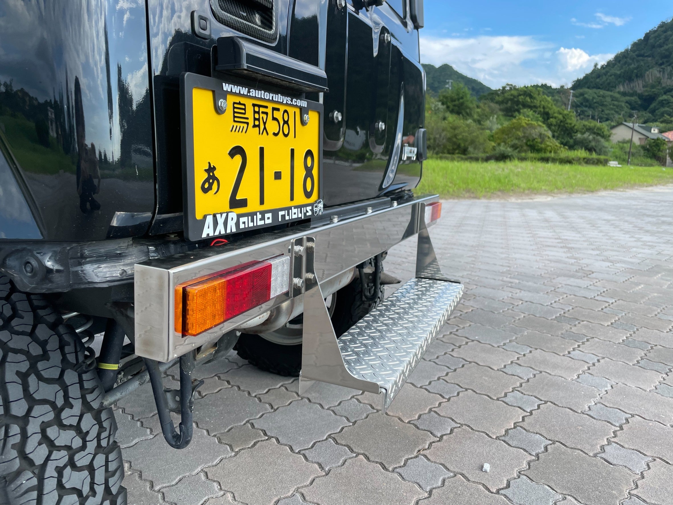 ステップリアバンパー ステンレス製 LED テールランプ セット