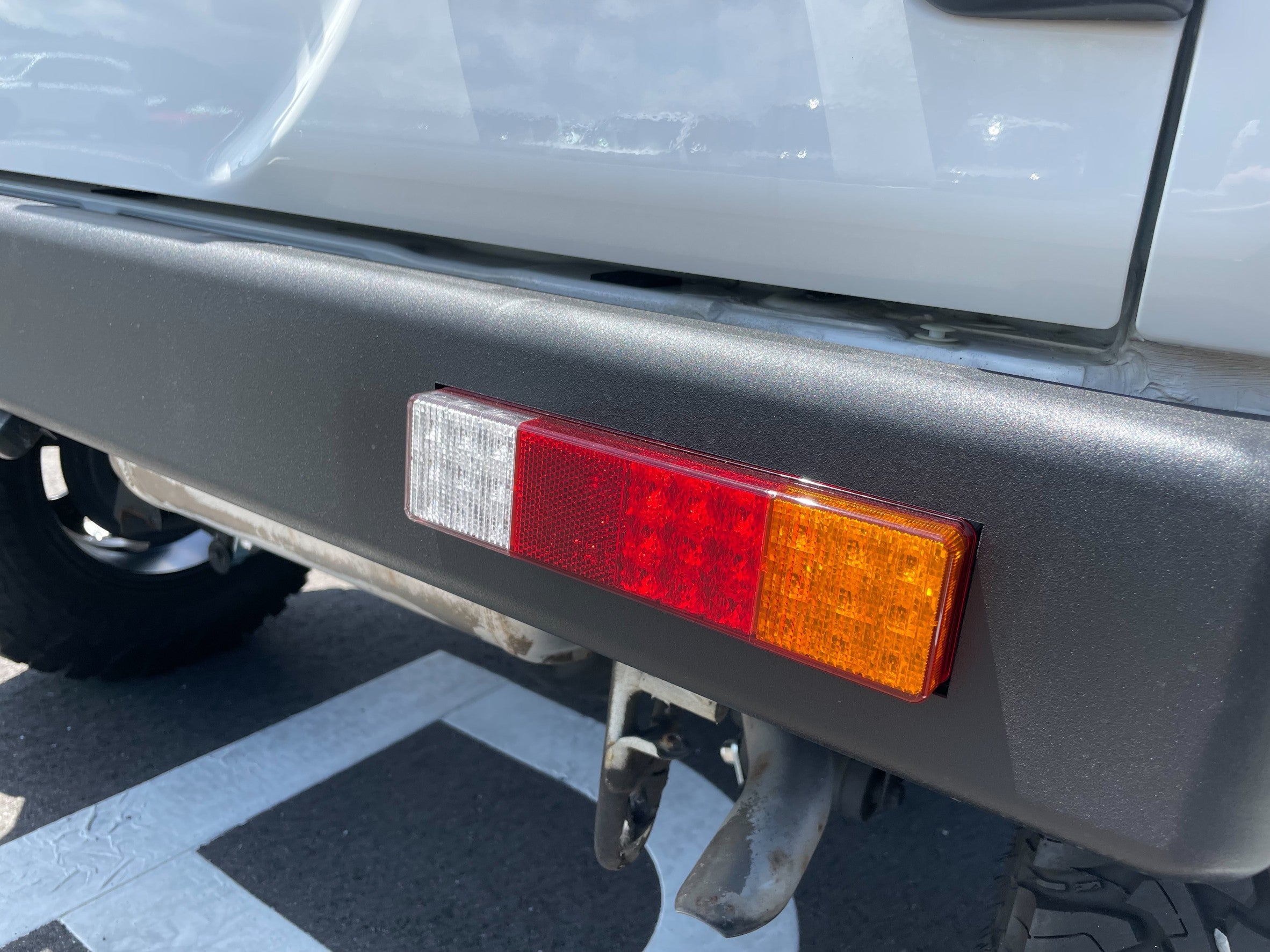 オールドスクールリアバンパー 角型テール LEDテールランプセット オートルビーズ