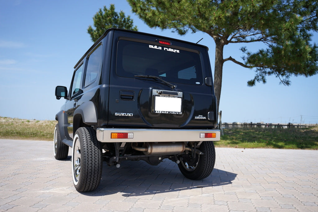 オールドスクールリアバンパー ステンレス製 角型テール LEDテールランプセット