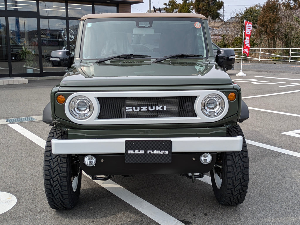 オールドスタイルフロントバンパー スキッドプレート付き